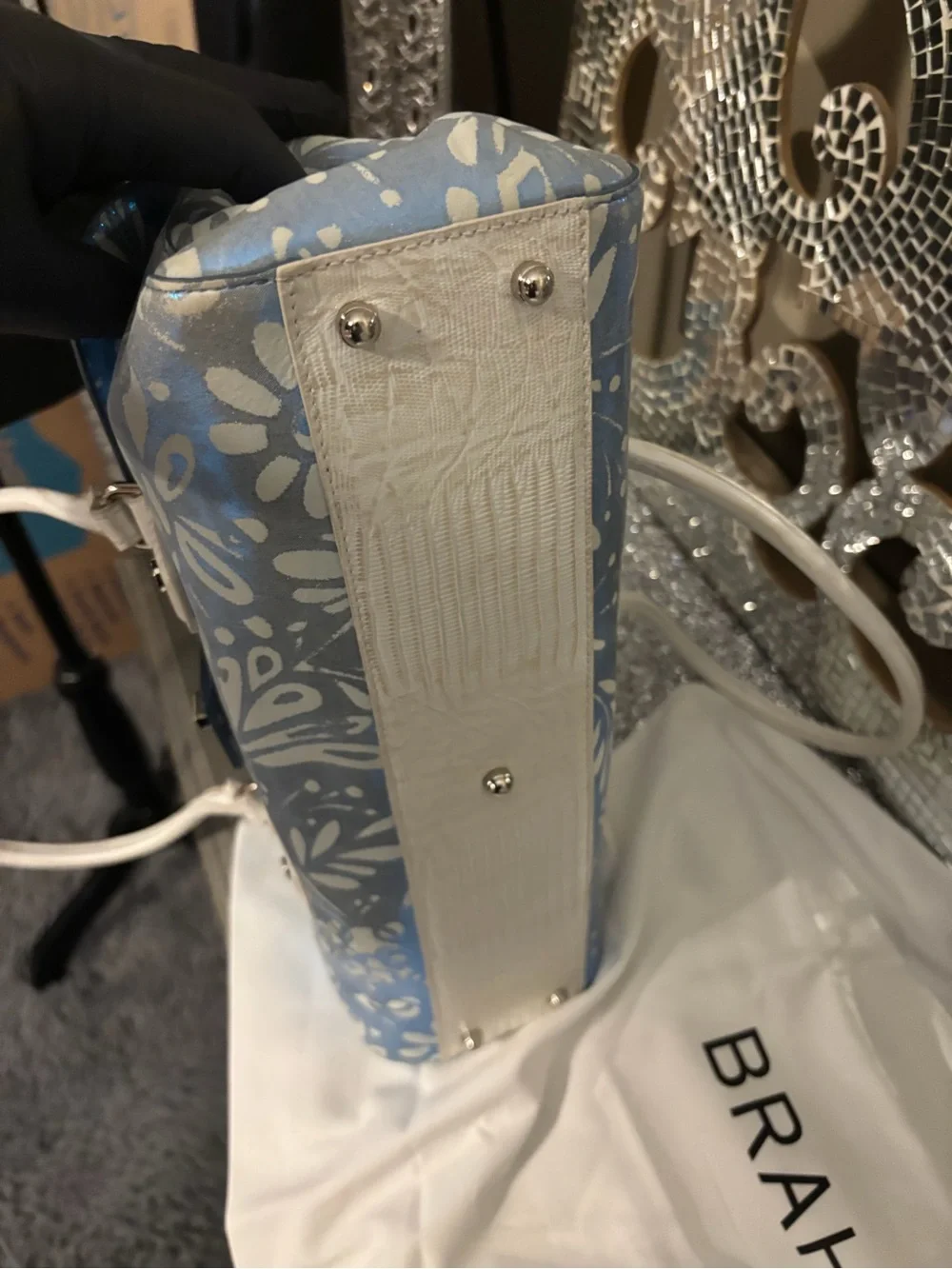 Brahmin structured shoulder